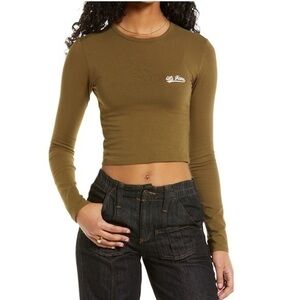 Iets Frans Long Sleeve Stretch Cotton Tee